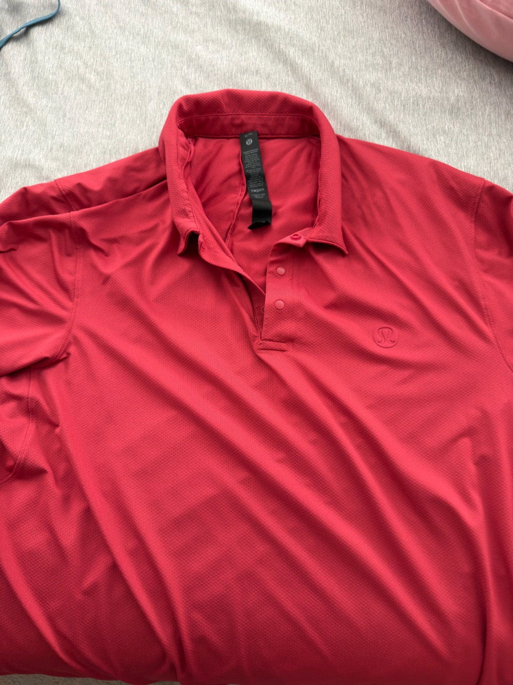 lululemon athletica Coral Red Performance Top